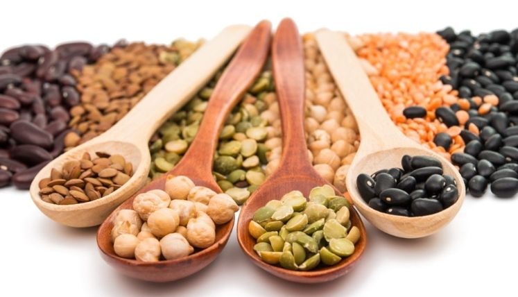 Seeds, legumes and nuts high in zinc