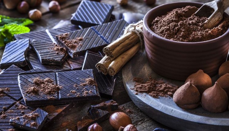 dark chocolate can improve progesterone levels.